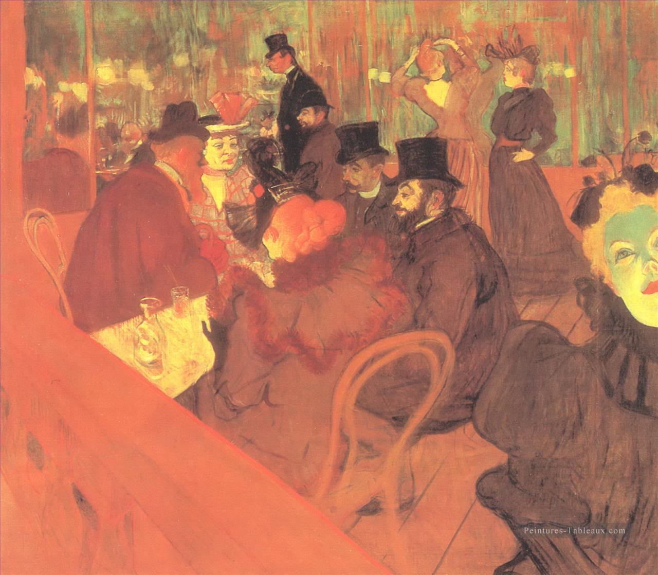 le promenoir le moulin rouge 1895 Toulouse Lautrec Henri de Peintures à l'huile